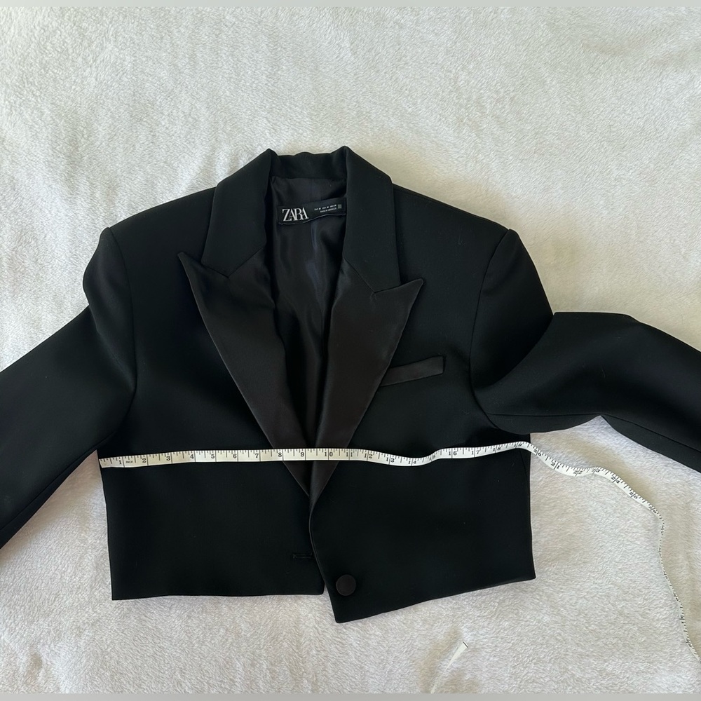 Zara - women’s tuxedo - jacket M - pants L - black - worn once - Picture 3 of 16